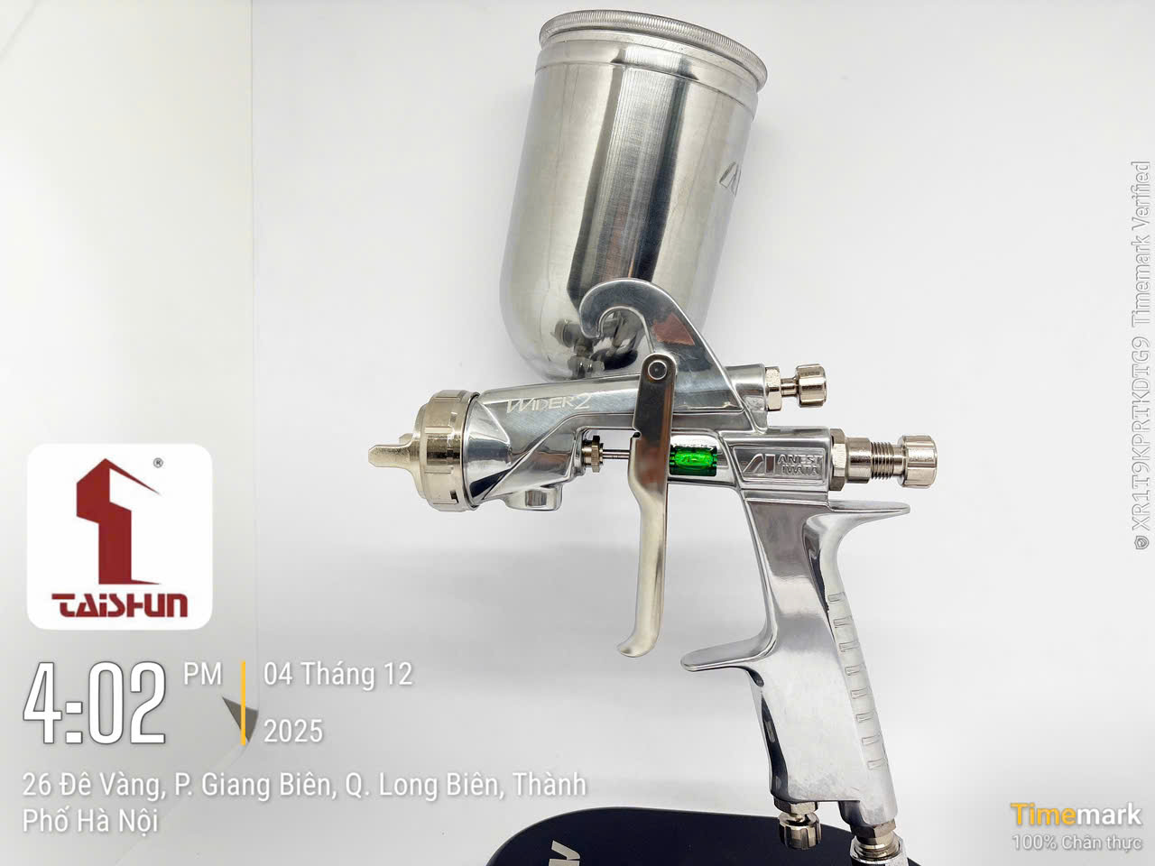 Súng phun sơn cỡ lớn Anest Iwata WIDER2 model thay thế cho W-200